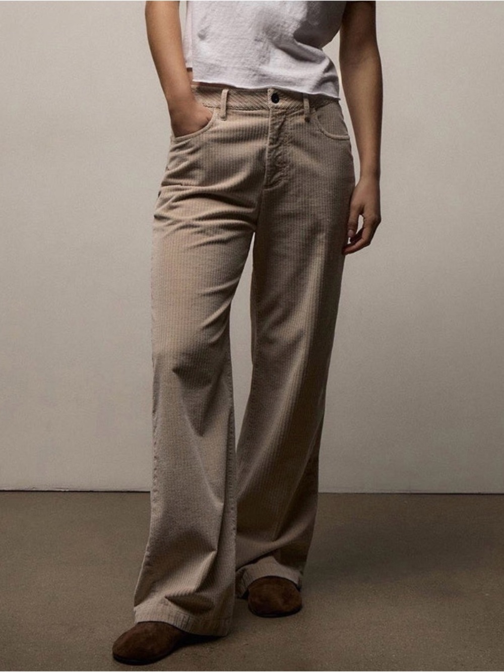 JAMES PERSE CORDUROY STRAIGHT LEG PANT Size 26